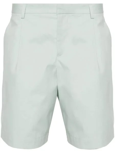 A.P.C. шорты со складками, зеленый