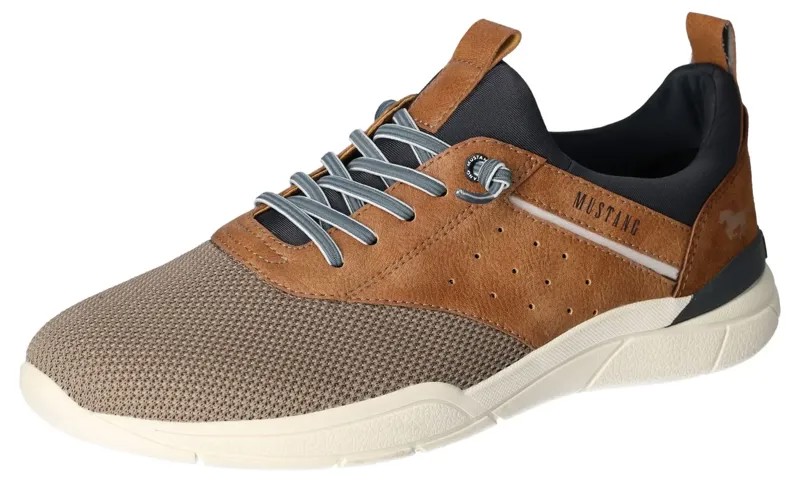 Кроссовки-слипоны Mustang Shoes с фирменной этикеткой Mustang, повседневная обувь, полуботинки, слипоны, серый
