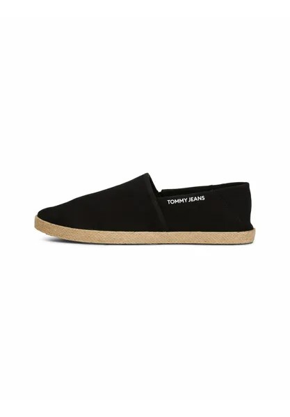 Эспадрильи SIDE LOGO SLIP-ON Tommy Jeans, цвет black