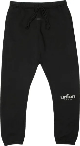 Спортивные брюки Fear of God Essentials x Union Vintage Sweatpant 'Vintage Black', черный