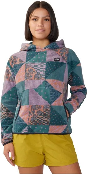 Худи Mountain Hardwear Novelty Microchill Hoodie, цвет Dark Quartz Quilt Print