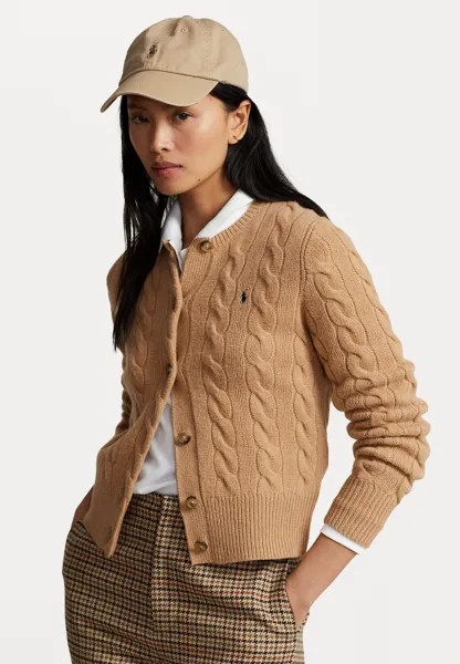 Кардиган LONG SLEEVE CARDIGAN Polo Ralph Lauren, цвет collection camel melange