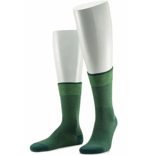 Носки , 3 пары, размер 43/45, зеленый