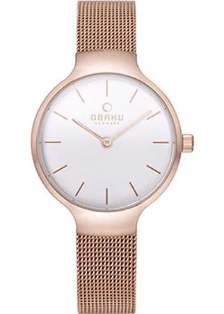 Fashion наручные  женские часы Obaku V223LXVIMV. Коллекция Mesh
