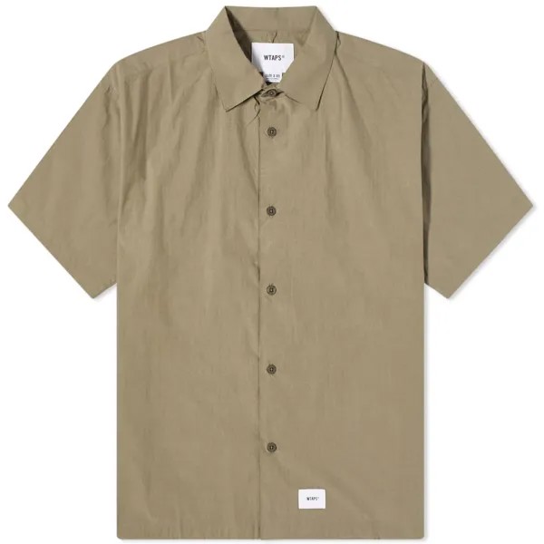 WTAPS 04 Рубашка с принтом на спине с короткими рукавами Confusion