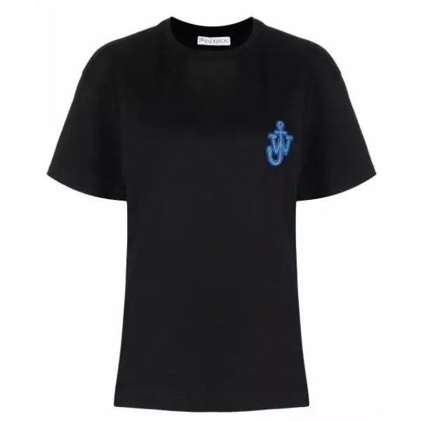 Футболка anchor patch t-shirt 999 J.W. Anderson, черный