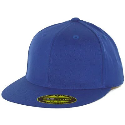 Flexfit 210 Fitted Flex Hat (тёмно-синий) Мужская стрейч высокая кепка