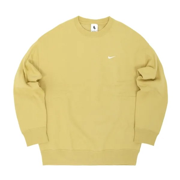 Свитшот Nike Solo Swoosh Men's Fleece Crew, желтый