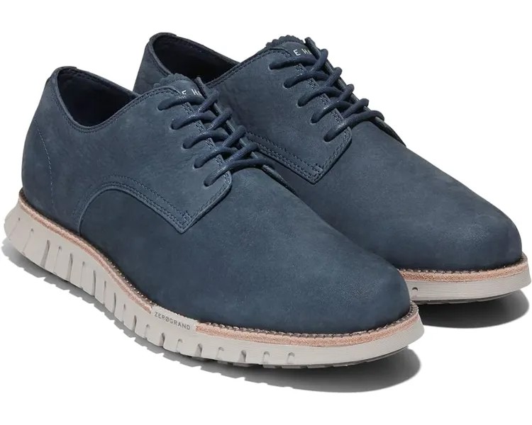Оксфорды Cole Haan Zerogrand Remastered Plain Toe, цвет Navy Blazer Nubuck/Paloma
