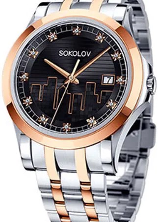 Fashion наручные  женские часы Sokolov 303.76.00.000.06.02.2. Коллекция My World