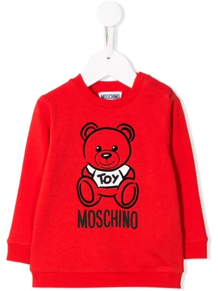 Moschino Kids толстовка с узором