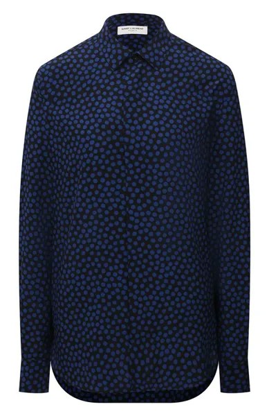 Шелковая рубашка Saint Laurent
