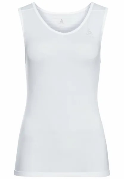 Топ V NECK SINGLET PERFORMANCE ODLO, цвет white