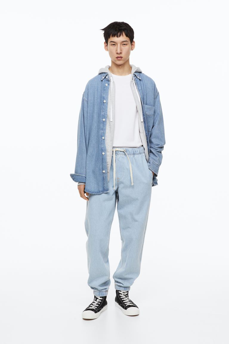 Джинсы мужские H&M 1153653003 синие XL (доставка из-за рубежа)
