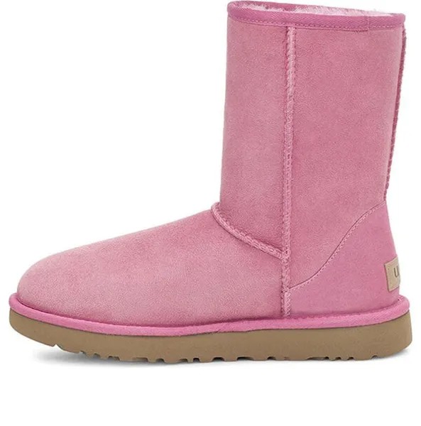 Кроссовки классические короткие ii boot уютные оставайтесь теплыми розовые красные с флисовой подкладкой Ugg, красный