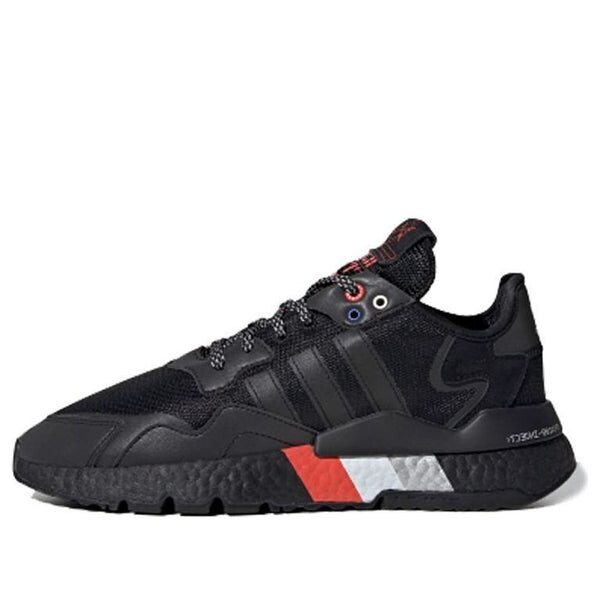 Кроссовки ночные джоггеры Adidas, черный