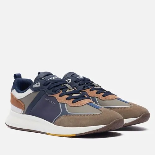 Мужские кроссовки Hackett H-Runner Tech 23 оливковый, Размер 40 EU