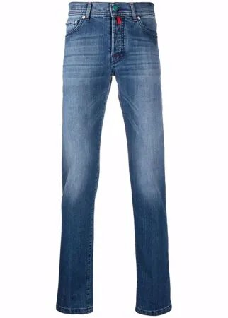 Kiton прямые джинсы средней посадки