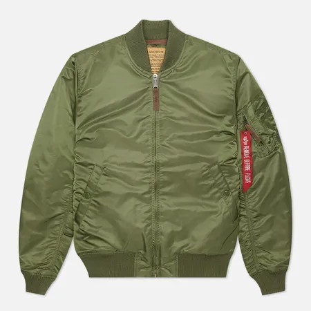 Мужская куртка бомбер Alpha Industries MA-1 VF 59, цвет оливковый, размер XL