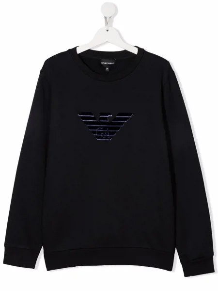 Emporio Armani Kids толстовка с логотипом