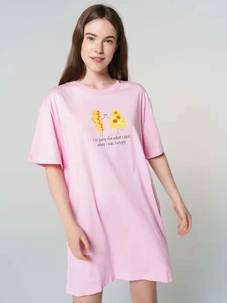 Ночная сорочка женская ТВОЕ розовая XL
