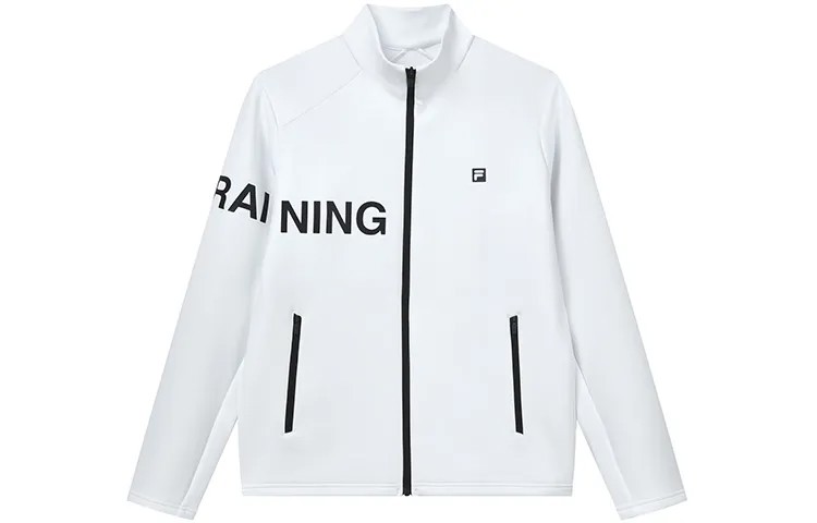 Куртка спортивная мужская белая Fila, цвет Jade White
