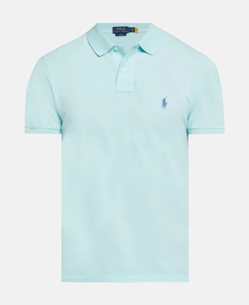 Рубашка поло Polo Ralph Lauren, лазурный синий