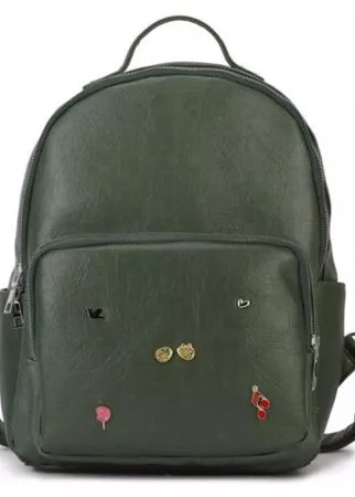 Женский рюкзак из экокожи, цвет хаки зеленый (арт. DS-988/3)