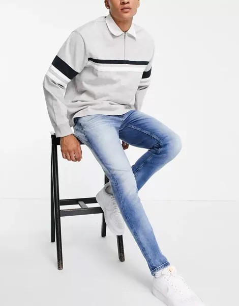 Голубые джинсы узкого кроя Tommy Jeans Austin