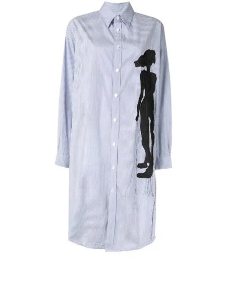 Yohji Yamamoto куртка-рубашка Bs/Homme Round