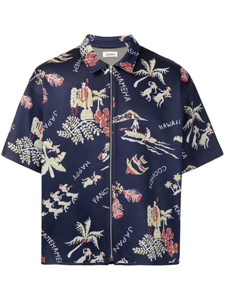Coohem жаккардовая рубашка Aloha