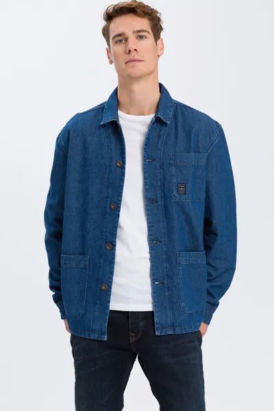 Куртка - Синий - Классический крой CROSS JEANS