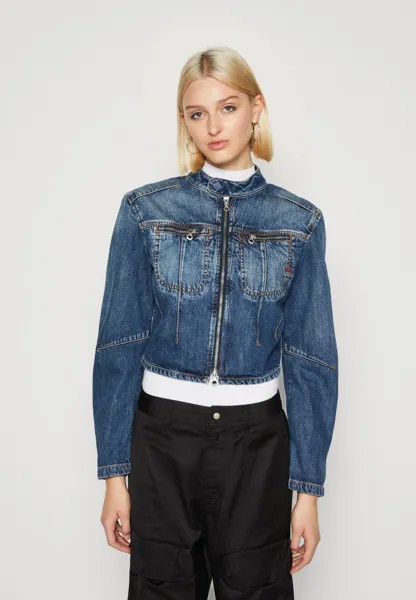 Джинсовая куртка Diesel DE-SLIMMY-BK-S, цвет medium blue