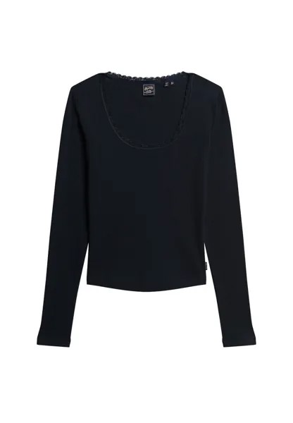 Лонгслив Superdry, морской синий