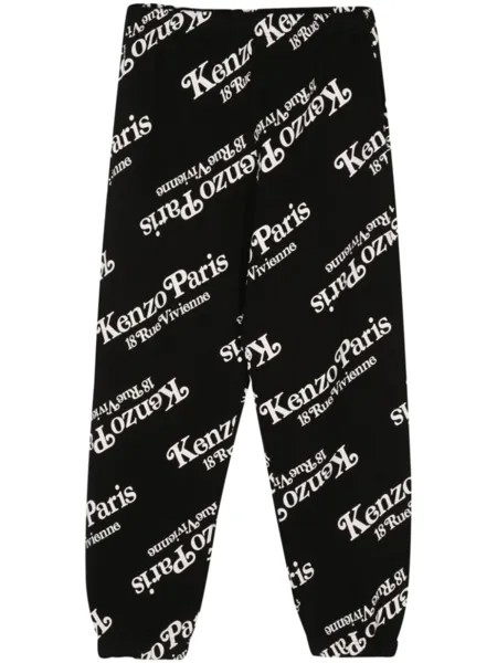Kenzo спортивные брюки с логотипом из коллаборации с Verdy, черный