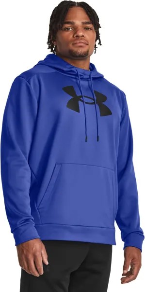 Флисовая толстовка с большим логотипом Armor Under Armour, цвет Team Royal/Black