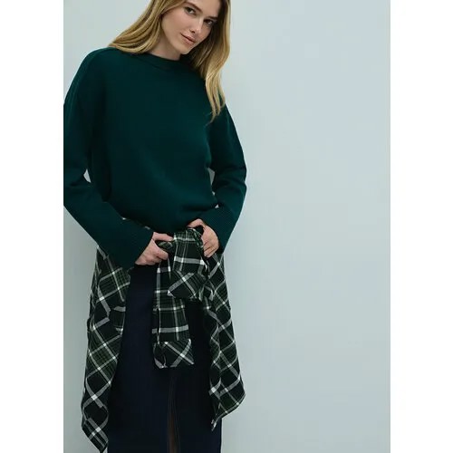 Джемпер O'STIN LK6756O02, размер S, , зеленый