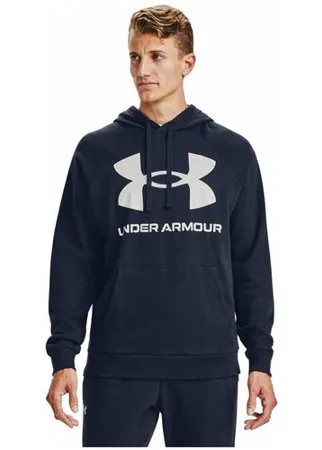 Толстовка Under Armour Rival Fleece Big Logo Hoodie Синий MD 1357093-410