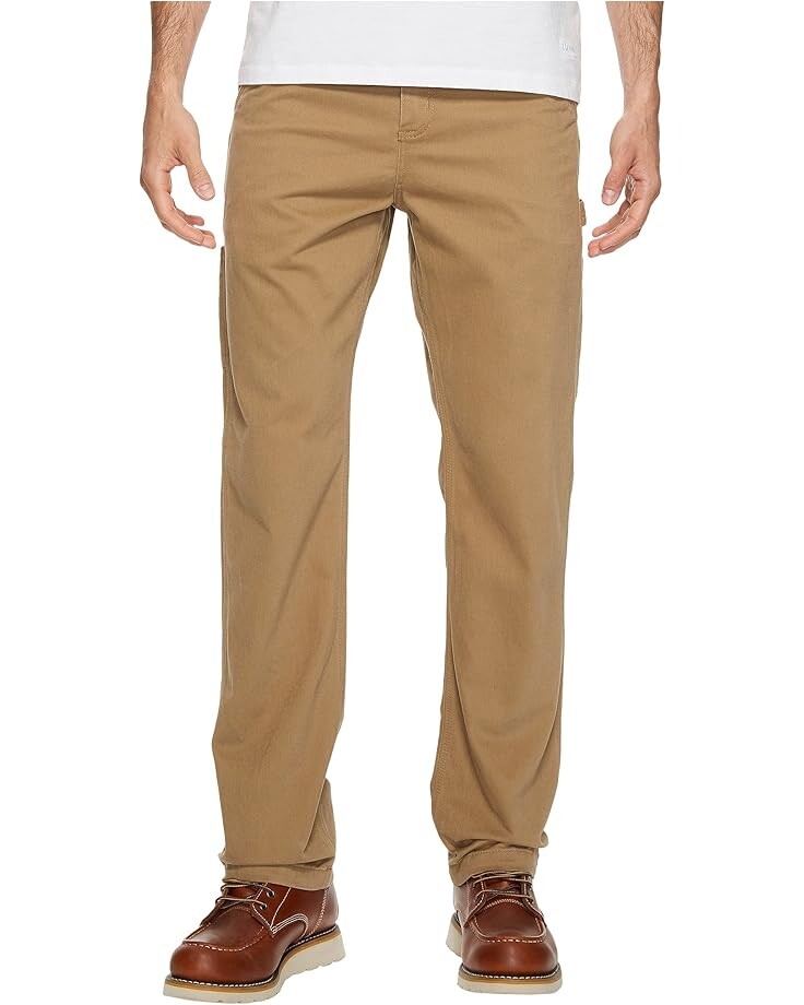 Брюки Carhartt Washed Twill Dungaree, цвет Dark Khaki