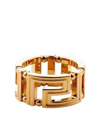 Versace кольцо с декором Greca