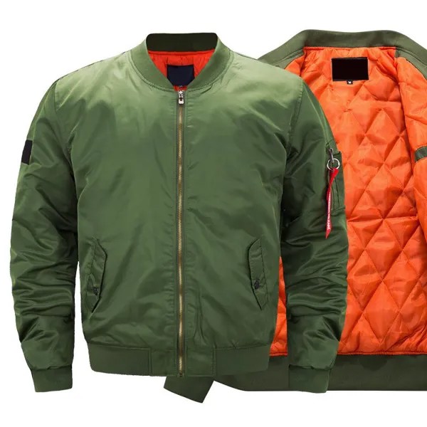 S-5XL Мужские толстые куртки-бомберы Летные куртки Ветрозащитные наружные пальто