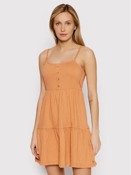 Летнее платье стандартного кроя Roxy, оранжевый