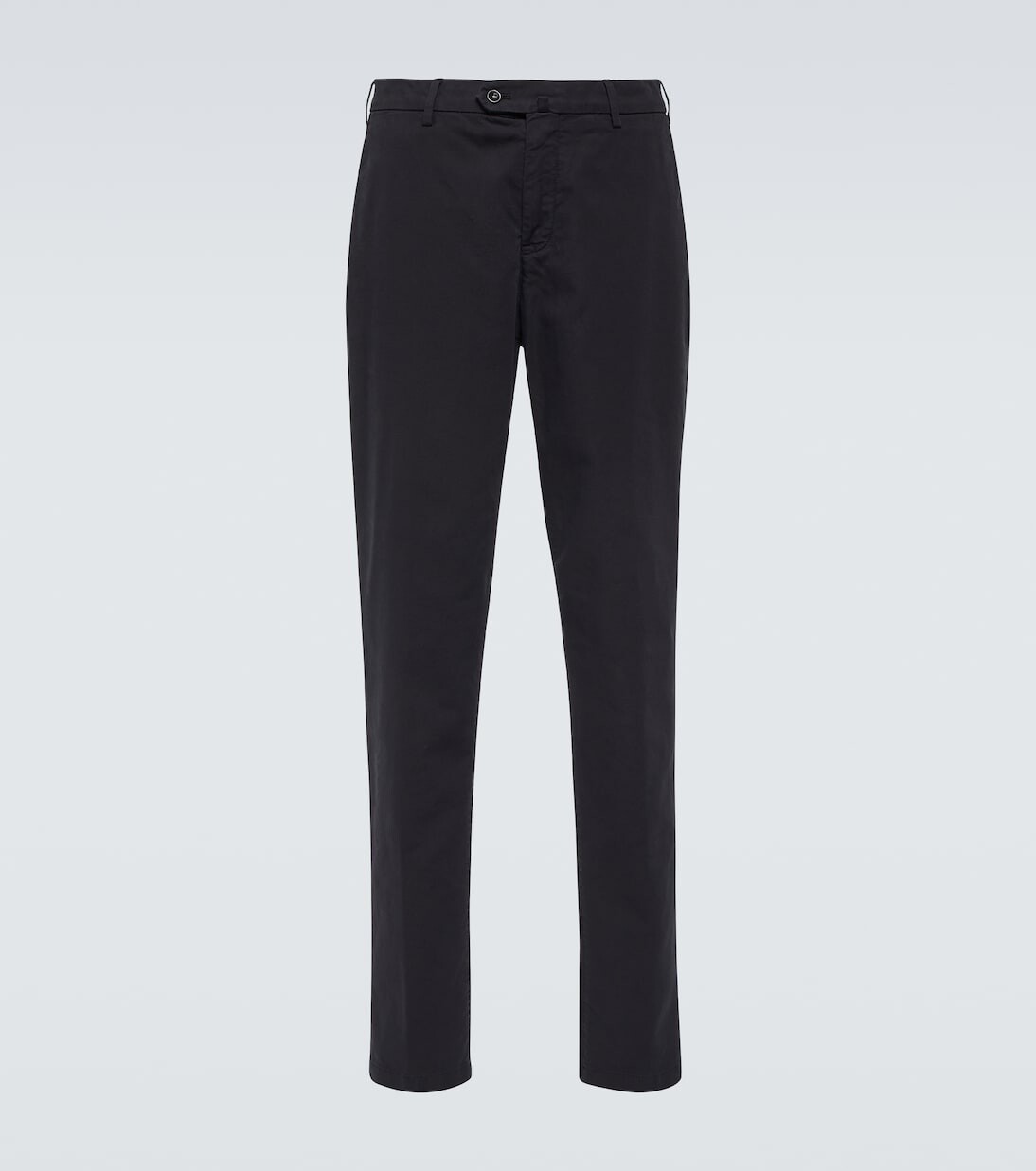 Брюки Panta Flat из смесового хлопка Loro Piana, синий