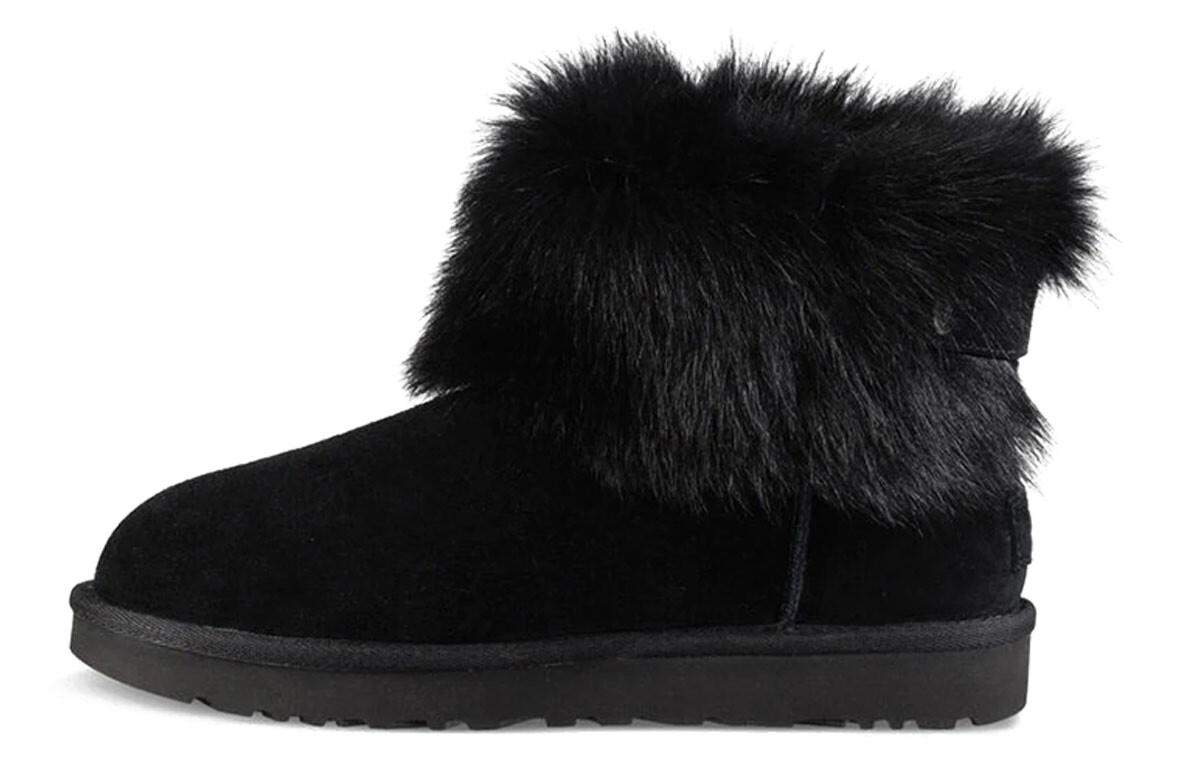 Зимние ботинки женские черные Ugg