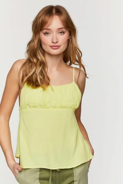 Струящаяся майка с присборенной грудью Forever 21
