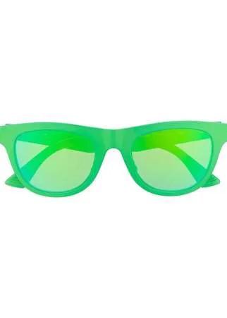 Bottega Veneta Eyewear солнцезащитные очки в круглой оправе