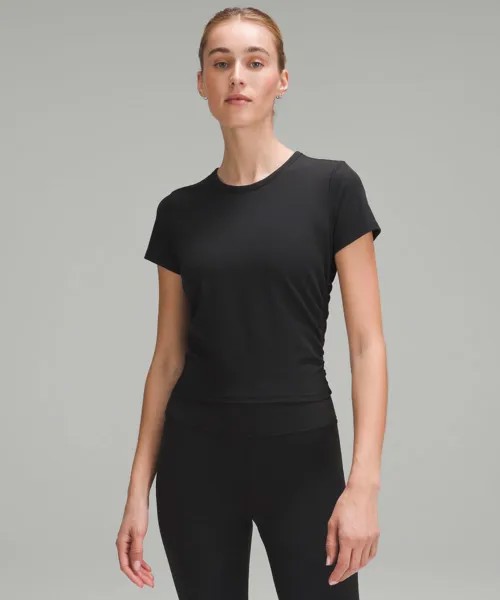 Футболка All It Takes Nulu в рубчик Lululemon, черный