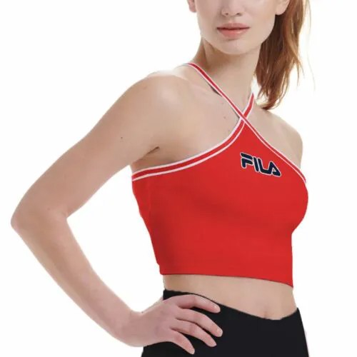 Женская майка Fila Avery красно-белая-бушлат LW016194-640