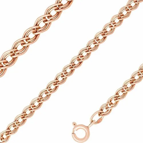Цепь ZOLOTO.GOLD, красное золото, 585 проба, длина 60 см, средний вес 6.93 г