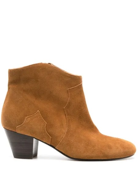 ISABEL MARANT ботильоны Dicker 55, коричневый